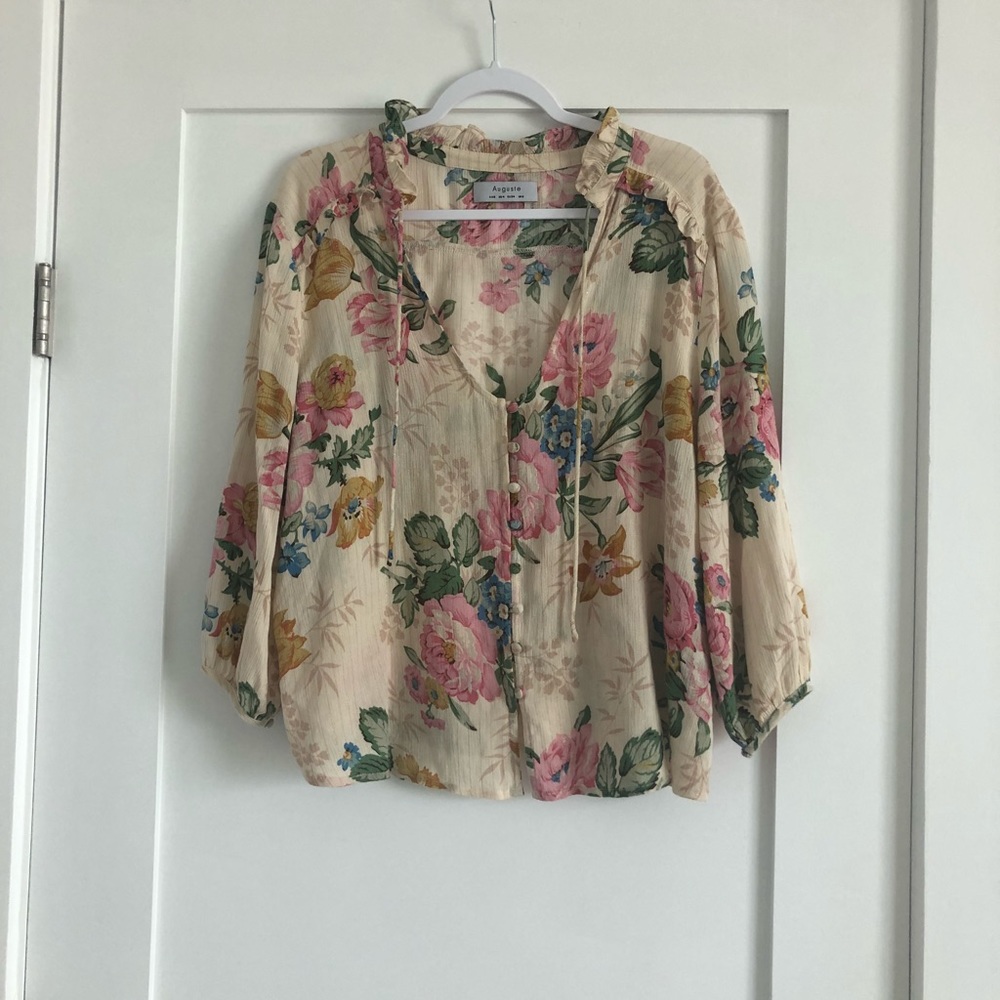 Floral boho top